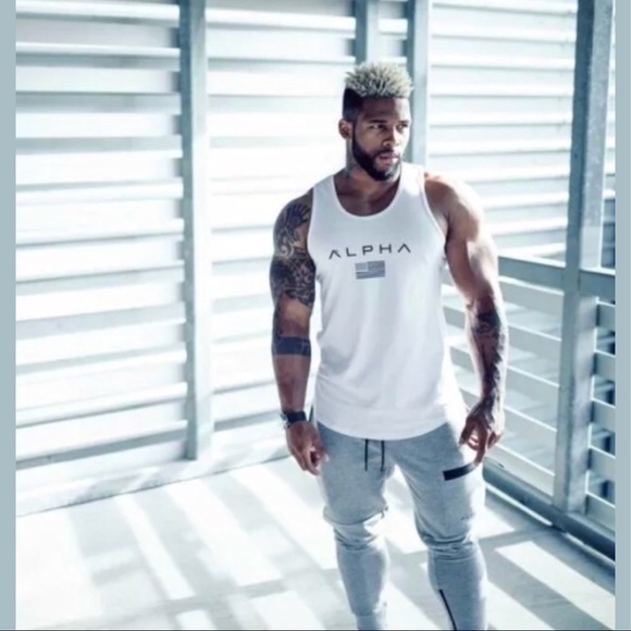 🎉Host Pick🎉Alpha Men Gym Fitness Muscle Tank Top - Picture 2 of 6